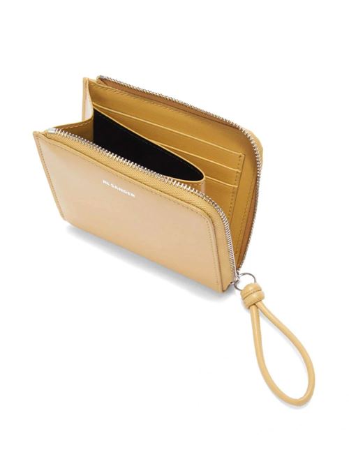 Light yellow calf wallet JIL SANDER | J07VL0004P5354741